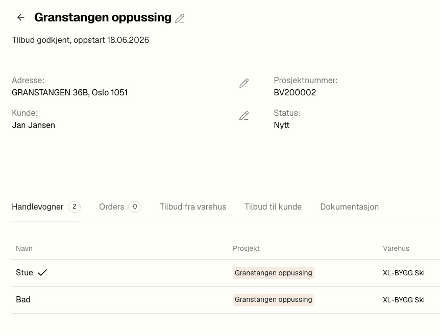 Prosjektsiden