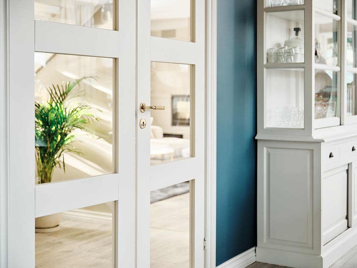 hvit dobbeldør fra Harmonie