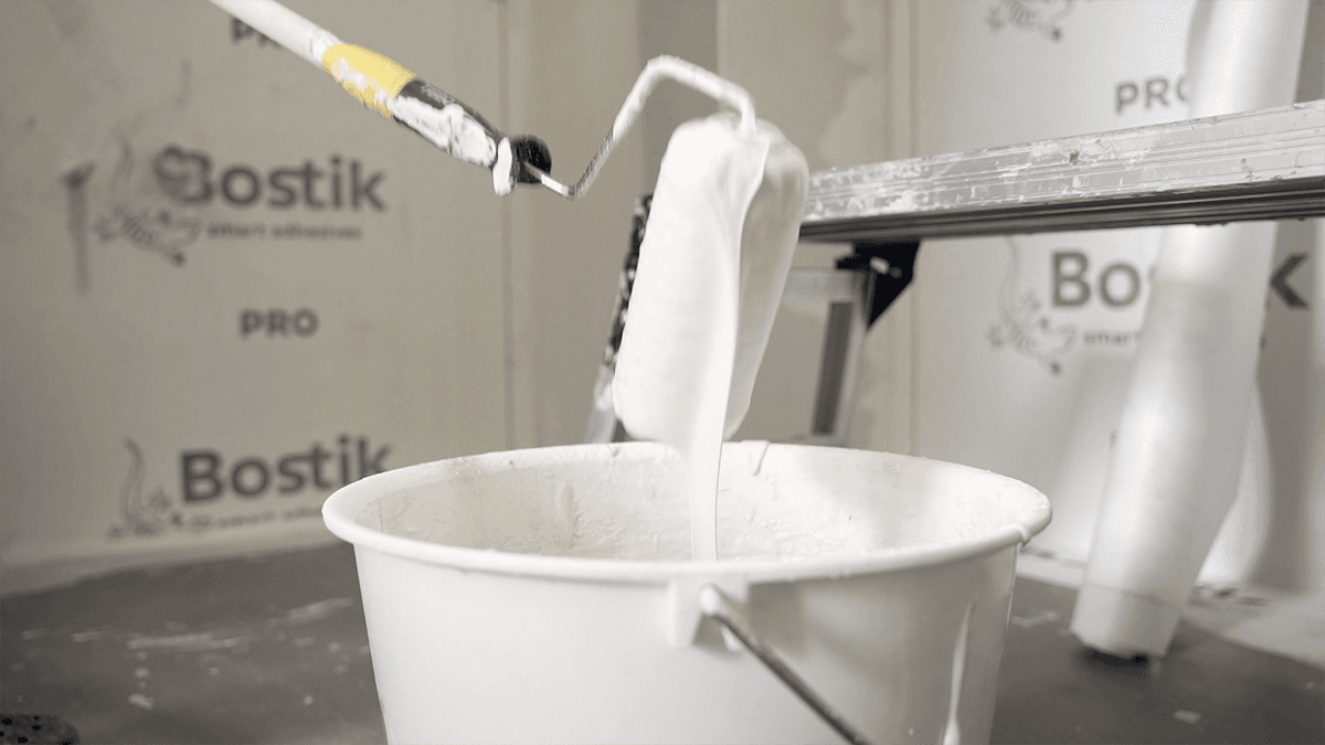 bøtte med ferdigblandet Foiltac lim