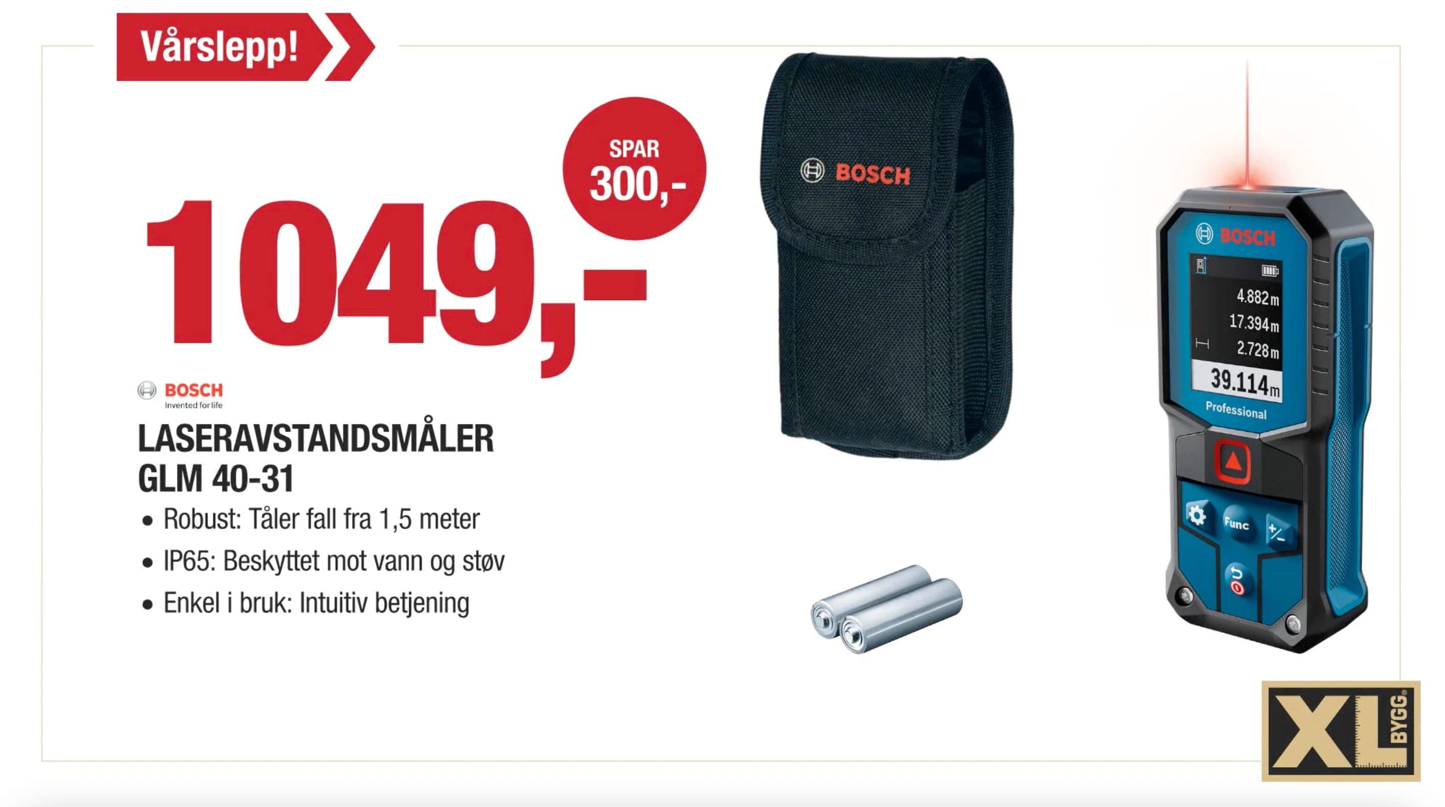 Laseravstandsmåler