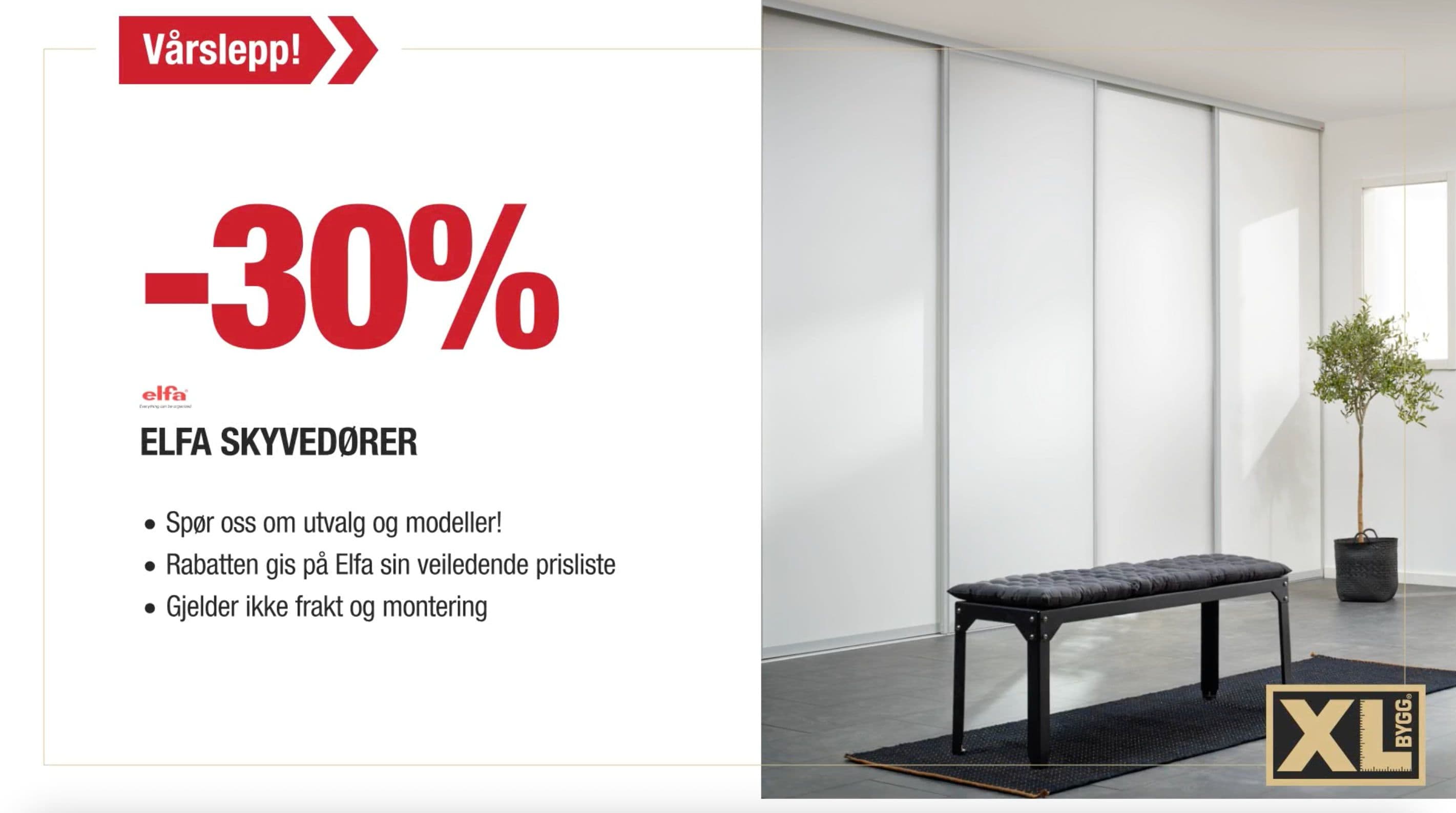 Skyvedører på tilbud